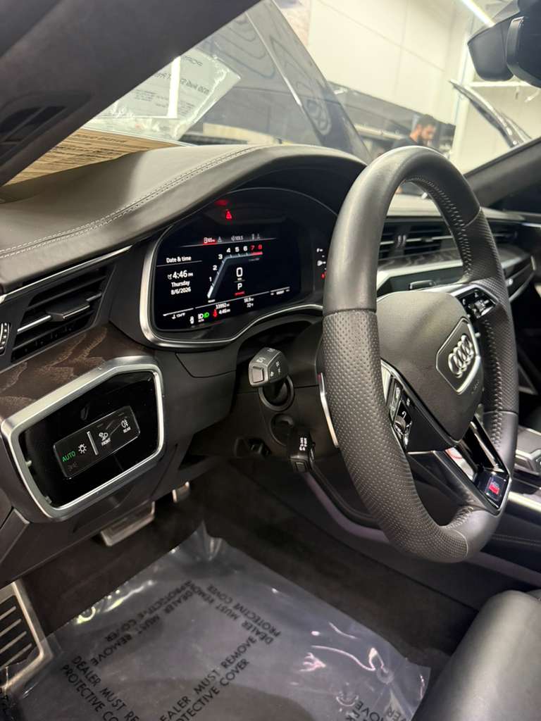 Audi S7 dashboard checked during inspection