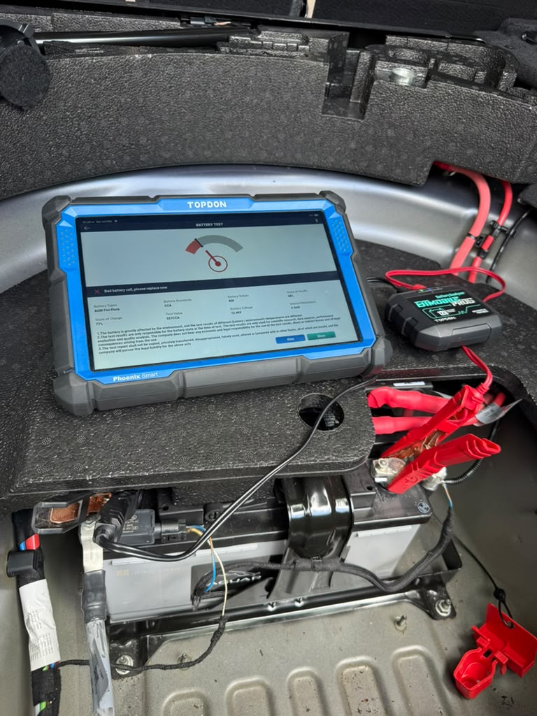 Professional battery diagnostic equipment